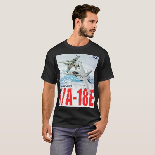 F/A-18E SUPER HORNET T-SHIRT (Voorkant volledig)