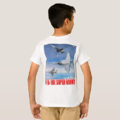 F/A-18E SUPER HORNET T-SHIRT (Achterkant volledig)