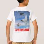F/A-18E SUPER HORNET T-SHIRT (Achterkant)