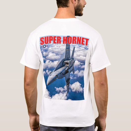 F/A-18E SUPER HORNET T-SHIRT (Achterkant)