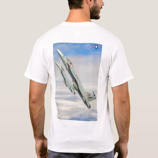 F/A-18E SUPER HORNET T-SHIRT (Achterkant)