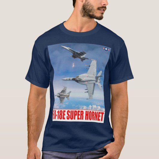 F/A-18E SUPER HORNET T-SHIRT (Voorkant)