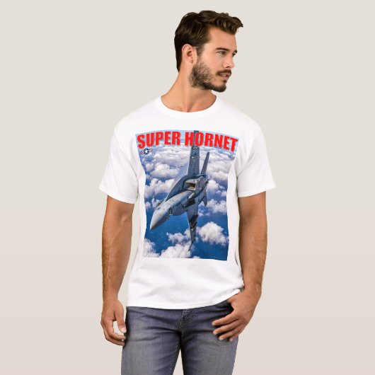 F/A-18E SUPER HORNET T-SHIRT (Voorkant volledig)