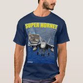 F/A-18E SUPER HORNET T-SHIRT (Voorkant)