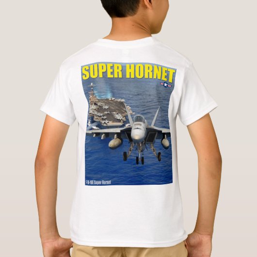 F/A-18E SUPER HORNET T-SHIRT (Achterkant)