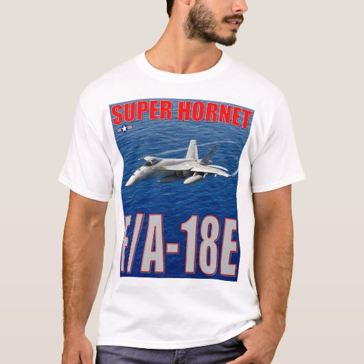 F/A-18E SUPER HORNET T-SHIRT (Voorkant)