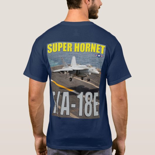F/A-18E SUPER HORNET T-SHIRT (Achterkant)