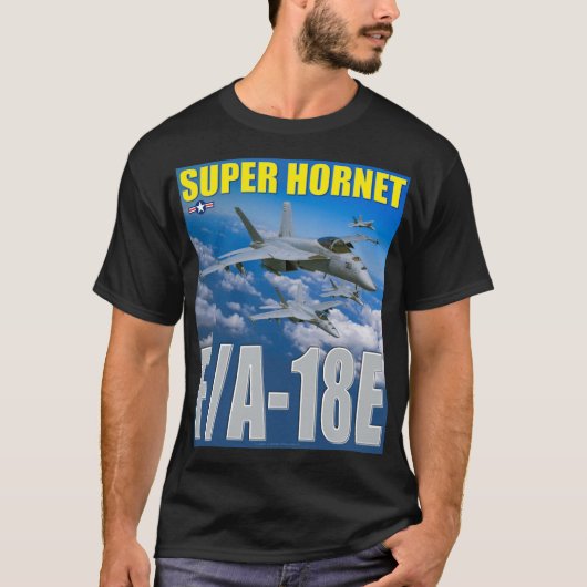 F/A-18E SUPER HORNET T-SHIRT (Voorkant)