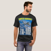 F/A-18E SUPER HORNET T-SHIRT (Voorkant volledig)