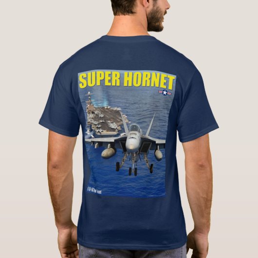 F/A-18E SUPER HORNET T-SHIRT (Achterkant)