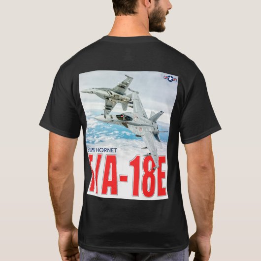 F/A-18E SUPER HORNET T-SHIRT (Achterkant)