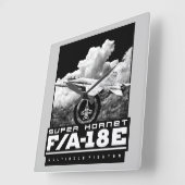 F/A-18E Super Hornet Vierkante Klok (Hoek)