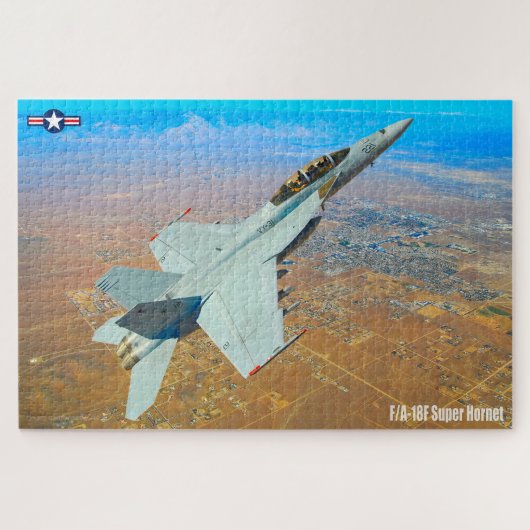 F/A-18F SUPER HORNET (20x30 INCH) Legpuzzel (Horizontaal)