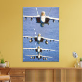 F/A-18F SUPER HORNET 24x36 Canvas Afdruk (Insitu (Woonkamer))