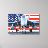 F/A-18F SUPER HORNET 24x36 Canvas Afdruk (Voorkant)