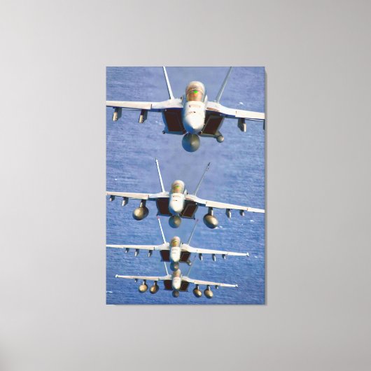 F/A-18F SUPER HORNET 32x48 Canvas Afdruk (Voorkant)