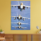 F/A-18F SUPER HORNET 32x48 Canvas Afdruk (Insitu (Woonkamer))