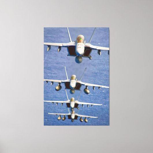 F/A-18F SUPER HORNET 40x60 Canvas Afdruk (Voorkant)