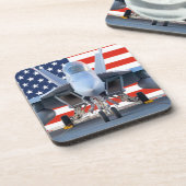 F/A-18F SUPER HORNET BIER ONDERZETTER (Linkerzijde)