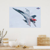 F/A-18F SUPER HORNET POSTER (Keuken)