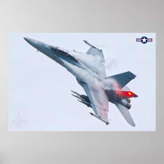 F/A-18F SUPER HORNET POSTER (Voorkant)