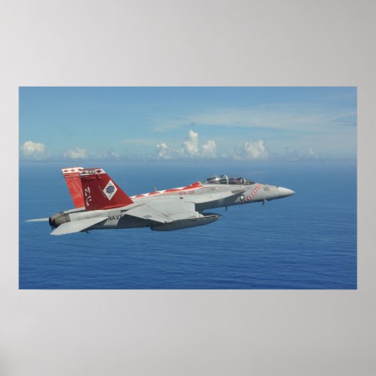 F/A-18F Super Hornet Poster (Voorkant)