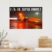 F/A-18F SUPER HORNET POSTER (Keuken)