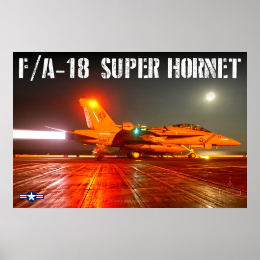 F/A-18F SUPER HORNET POSTER (Voorkant)
