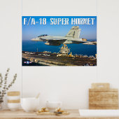 F/A-18F SUPER HORNET POSTER (Keuken)