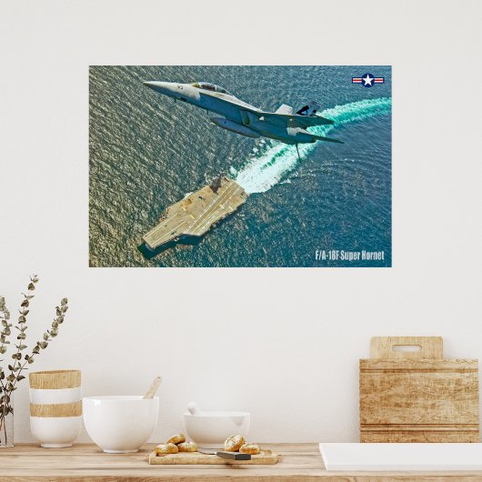 F/A-18F SUPER HORNET POSTER (Keuken)