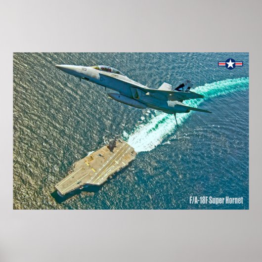 F/A-18F SUPER HORNET POSTER (Voorkant)