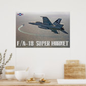 F/A-18F SUPER HORNET POSTER (Keuken)
