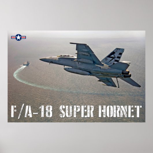 F/A-18F SUPER HORNET POSTER (Voorkant)
