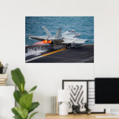 F/A-18F Super Hornet Poster (Thuiskantoor)