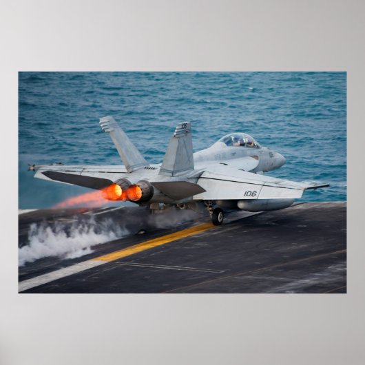 F/A-18F Super Hornet Poster (Voorkant)