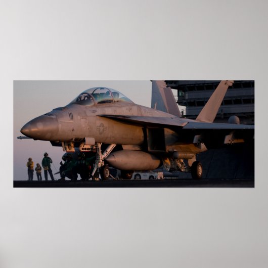 F/A-18F Super Hornet Poster (Voorkant)