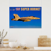 F/A-18F SUPER HORNET POSTER (Keuken)