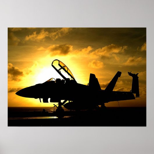 F/A-18F Super Hornet Poster (Voorkant)