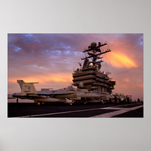 F/A-18F Super Hornet Poster (Voorkant)