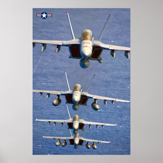 F/A-18F SUPER HORNET POSTER (Voorkant)