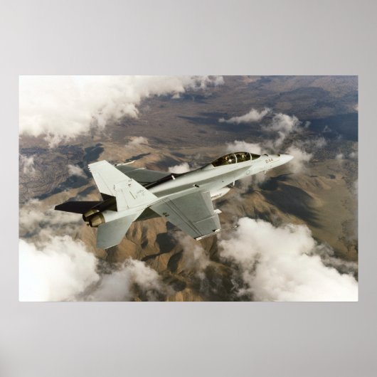 F/A-18F Super Hornet Poster (Voorkant)