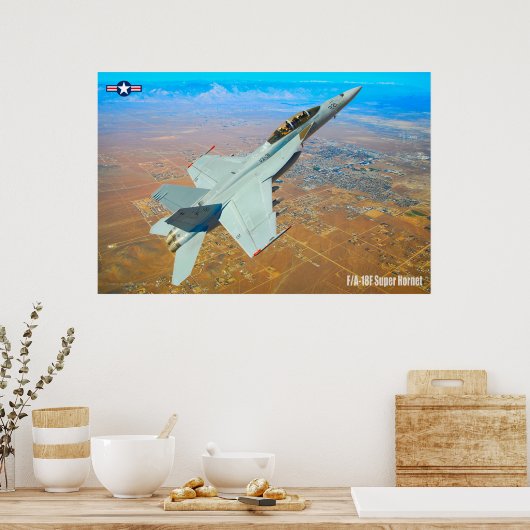 F/A-18F SUPER HORNET POSTER (Keuken)