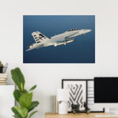F/A-18F Super Hornet Poster (Thuiskantoor)