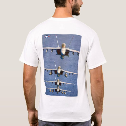 F/A-18F SUPER HORNET T-SHIRT (Achterkant)