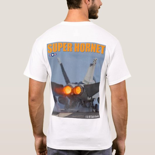 F/A-18F SUPER HORNET T-SHIRT (Achterkant)