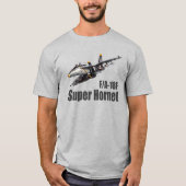 "F/A-18F Super Hornet" T-shirt (Voorkant)