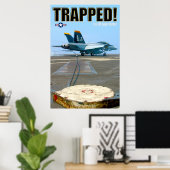 F/A-18F SUPER HORNET - VERVOLGD! POSTER (Thuiskantoor)