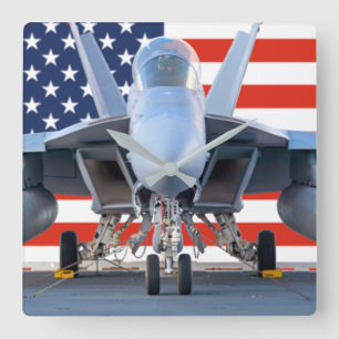F/A-18F SUPER HORNET VIERKANTE KLOK