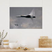 F/A-18F's in vlucht Poster (Keuken)