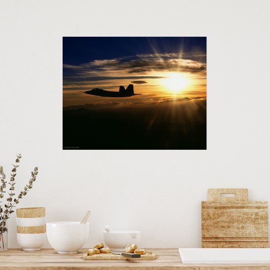 F/A-22 Raptor Poster (Keuken)